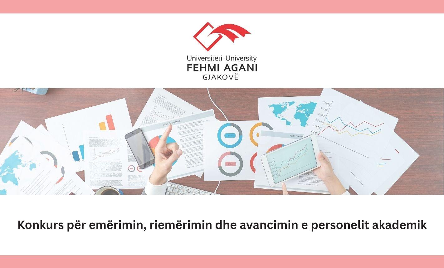 Konkurs për emërimin, riemërimin dhe avancimin e personelit akademik në Fakultetin e Mjekësisë në UFAGJ